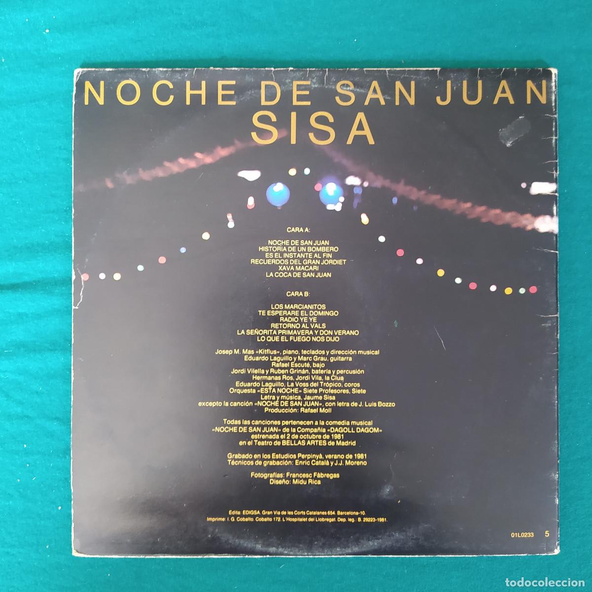 Discos de vinilo: Sisa &ndash; Noche De San Juan - Foto 2