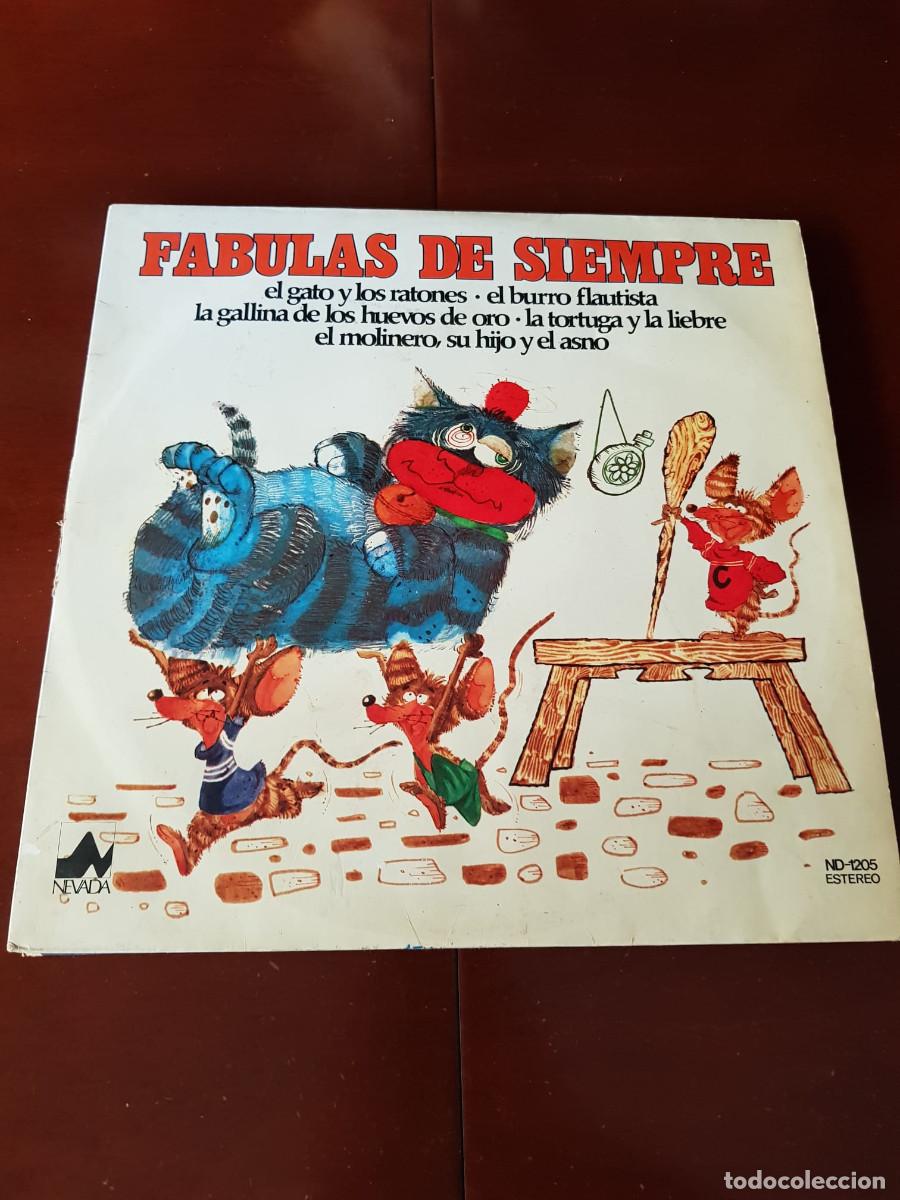 Discos de vinilo: FABULAS DE SIEMPRE-EL GATO Y LOS RATONES - Foto 1