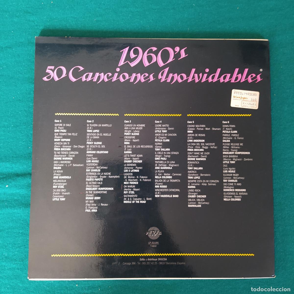 Discos de vinilo: 1960s - 50 Canciones Inolvidables - Foto 2