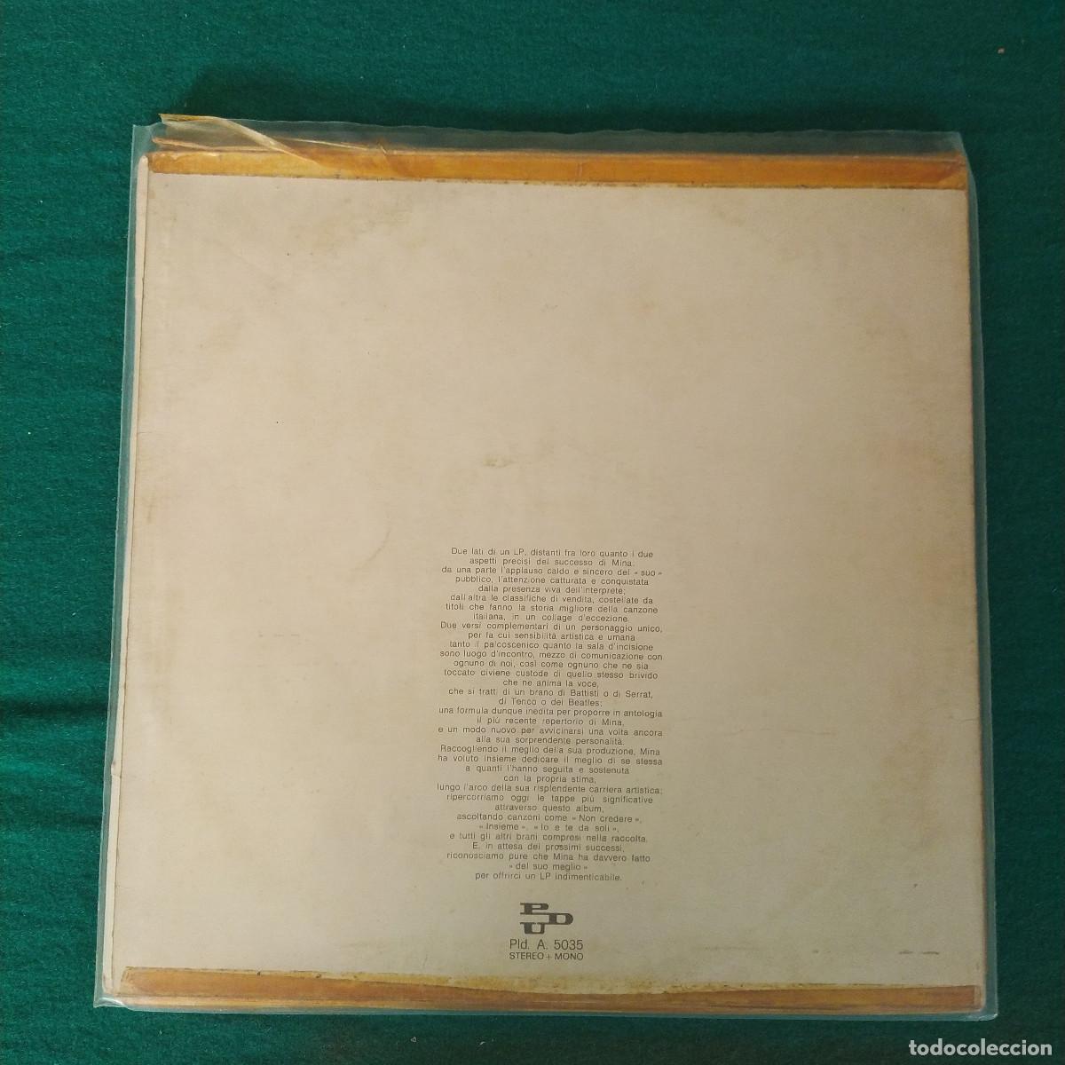 Discos de vinilo: Mina &ndash; ...Del Mio Meglio - Foto 2