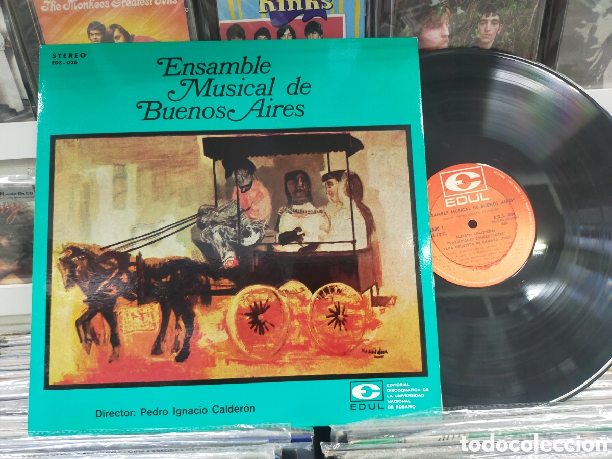 Disques de vinyle: Ensamble musical de buenos Aires LP director pedro Ignacio Calder&oacute;n argentina 1968