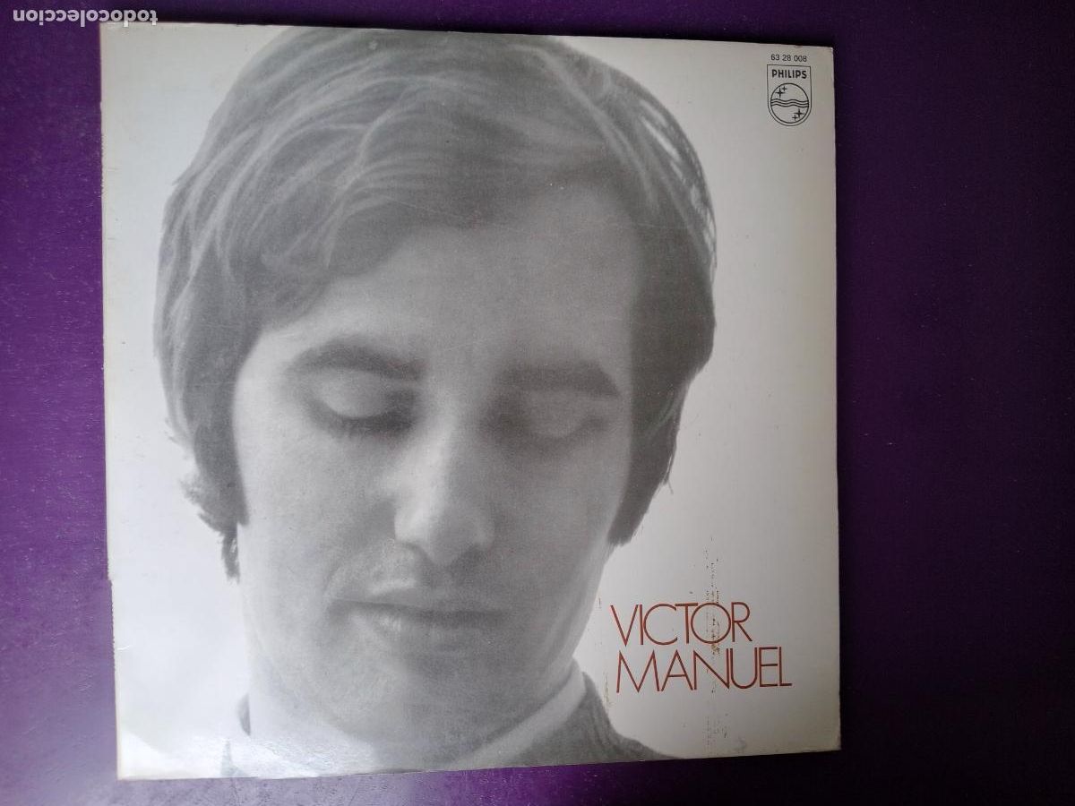 Discos de vinilo: V&iacute;ctor Manuel - LP PHILIPS 1970 - EDICION TRIPTICA - POCO USO - Foto 1