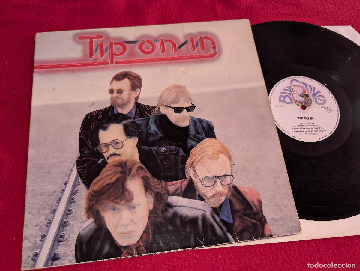Discos de vinilo: TIP ON IN Devils music LP 197? Blue Sting PAISES BAJOS gatefold