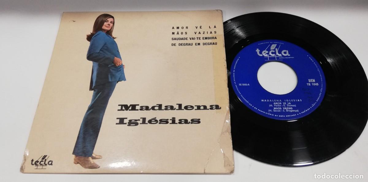Discos de vinilo: SCO39-Madalena Igl&eacute;sias - Amor V&ecirc; L&aacute; (7&rdquo;, EP)