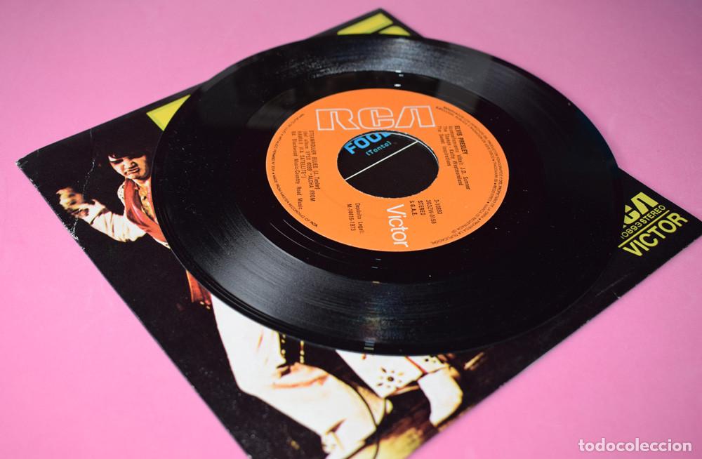 Discos de vinilo: ELVIS PRESLEY &ndash; Steamroller Blues - SINGLE 1973 - Foto 4