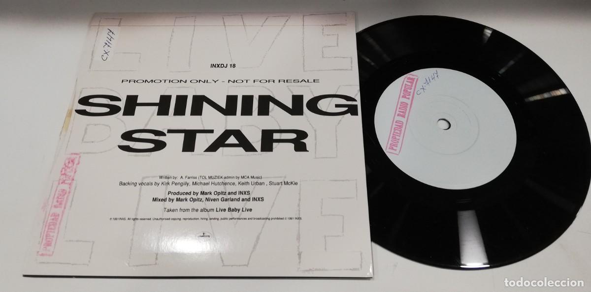 Discos de vinilo: SCO48-INXS - Shining Star (7&rdquo;, S/Sided, Promo) - Foto 2