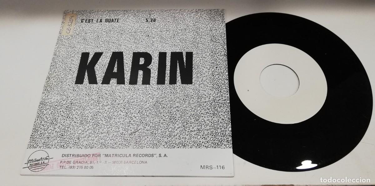 Discos de vinilo: SCO48-Karin - CEst La Ouate (7&rdquo;, S/Sided, Promo) - Foto 2