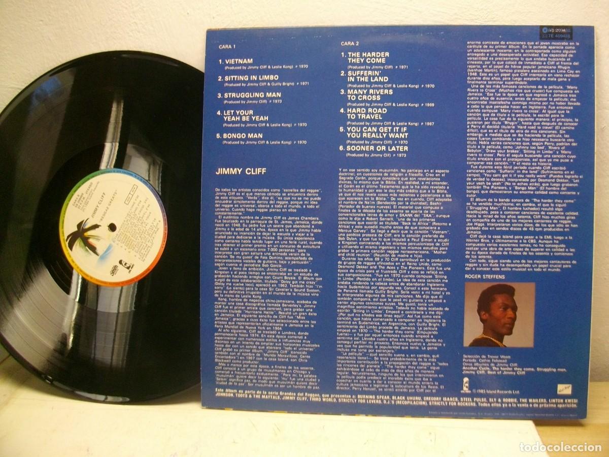 Discos de vinilo: Jimmy Cliff &ndash; Reggae Greats LP - Foto 2