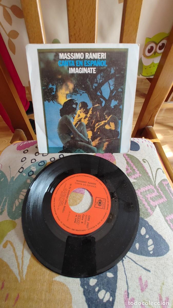 Discos de vinilo: MASSIMI RANIERI-SINGLE IMAGINATE-EN ESPA&Ntilde;OL - Foto 1