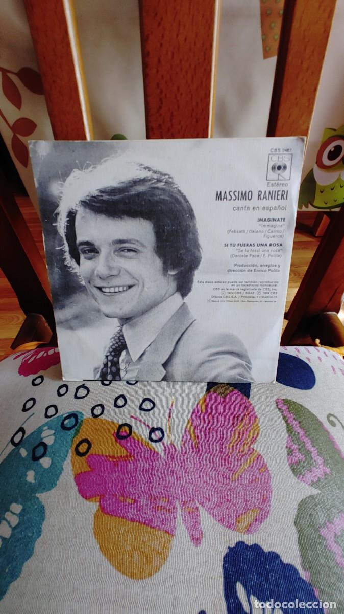 Discos de vinilo: MASSIMI RANIERI-SINGLE IMAGINATE-EN ESPA&Ntilde;OL - Foto 2