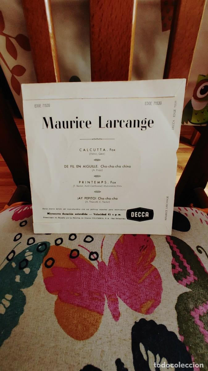 Discos de vinilo: MAURICE LARCANGE-EP CALCUTA +3 - Foto 2