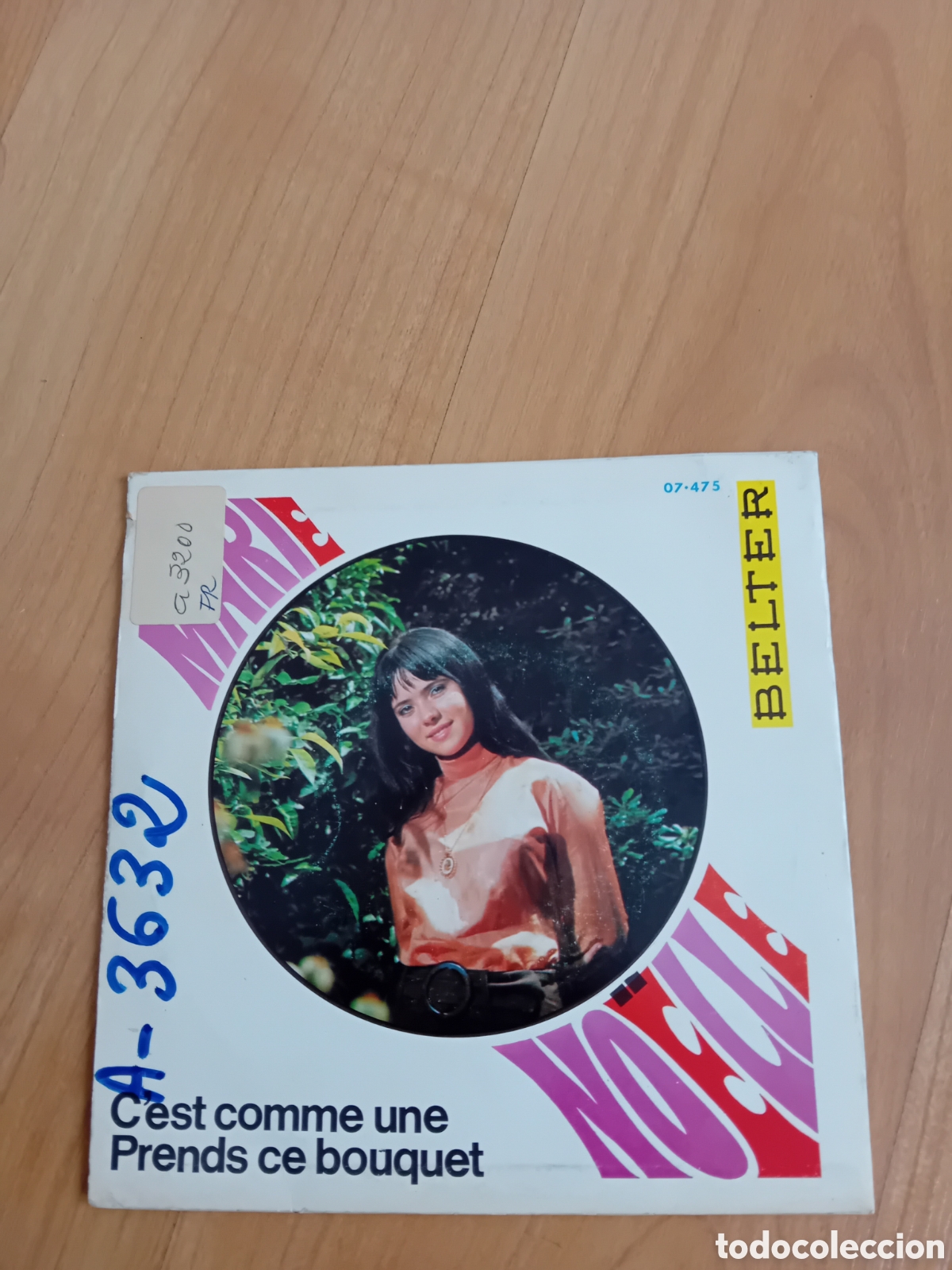 Discos de vinilo: MARIE NOELLE. CEST COMME UNE PRENDS CE BOUQUET - Foto 2