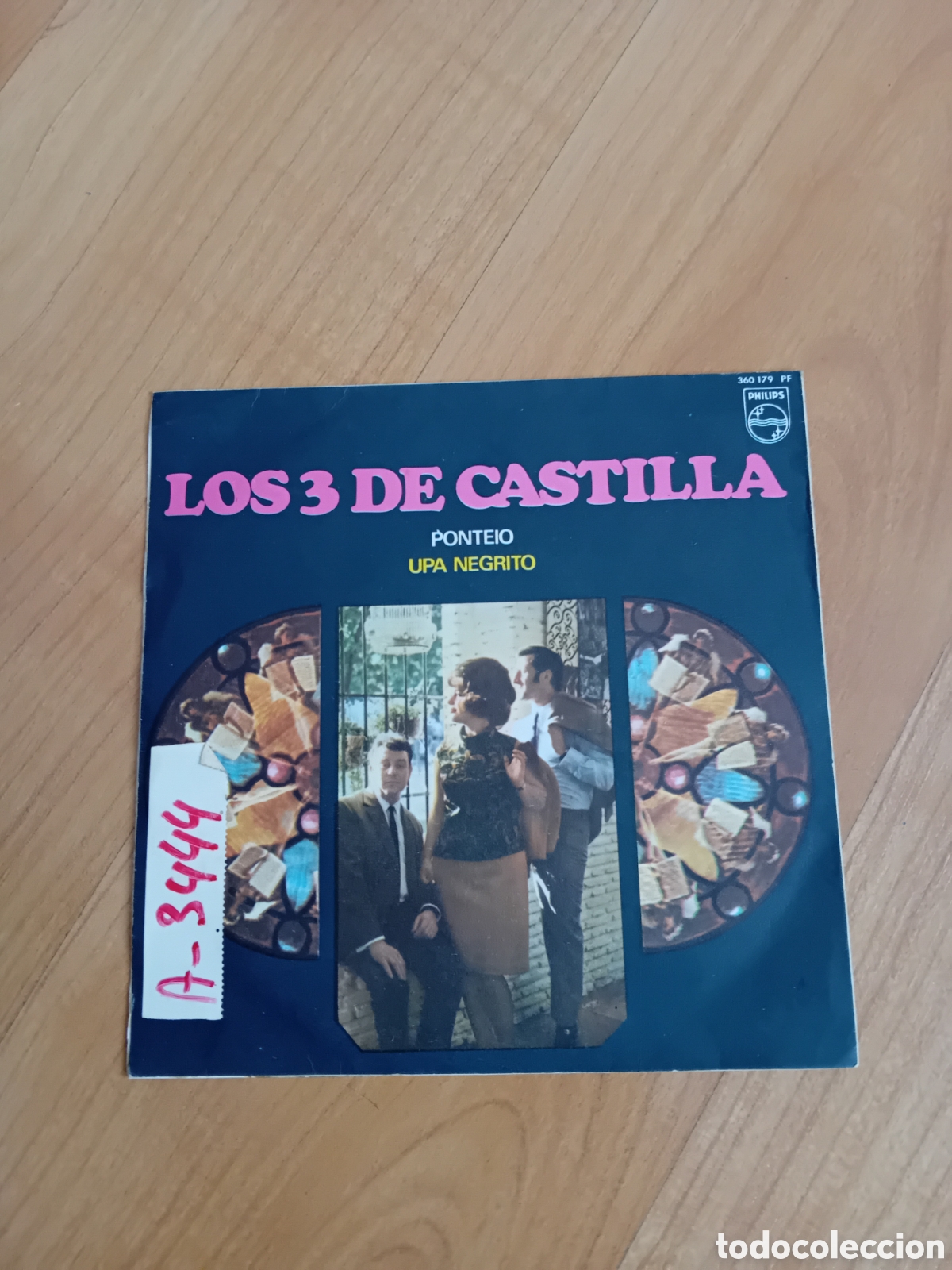 Discos de vinilo: LOS 3 DE CASTILLA. PONTEIO. UPA NEGRITO - Foto 2
