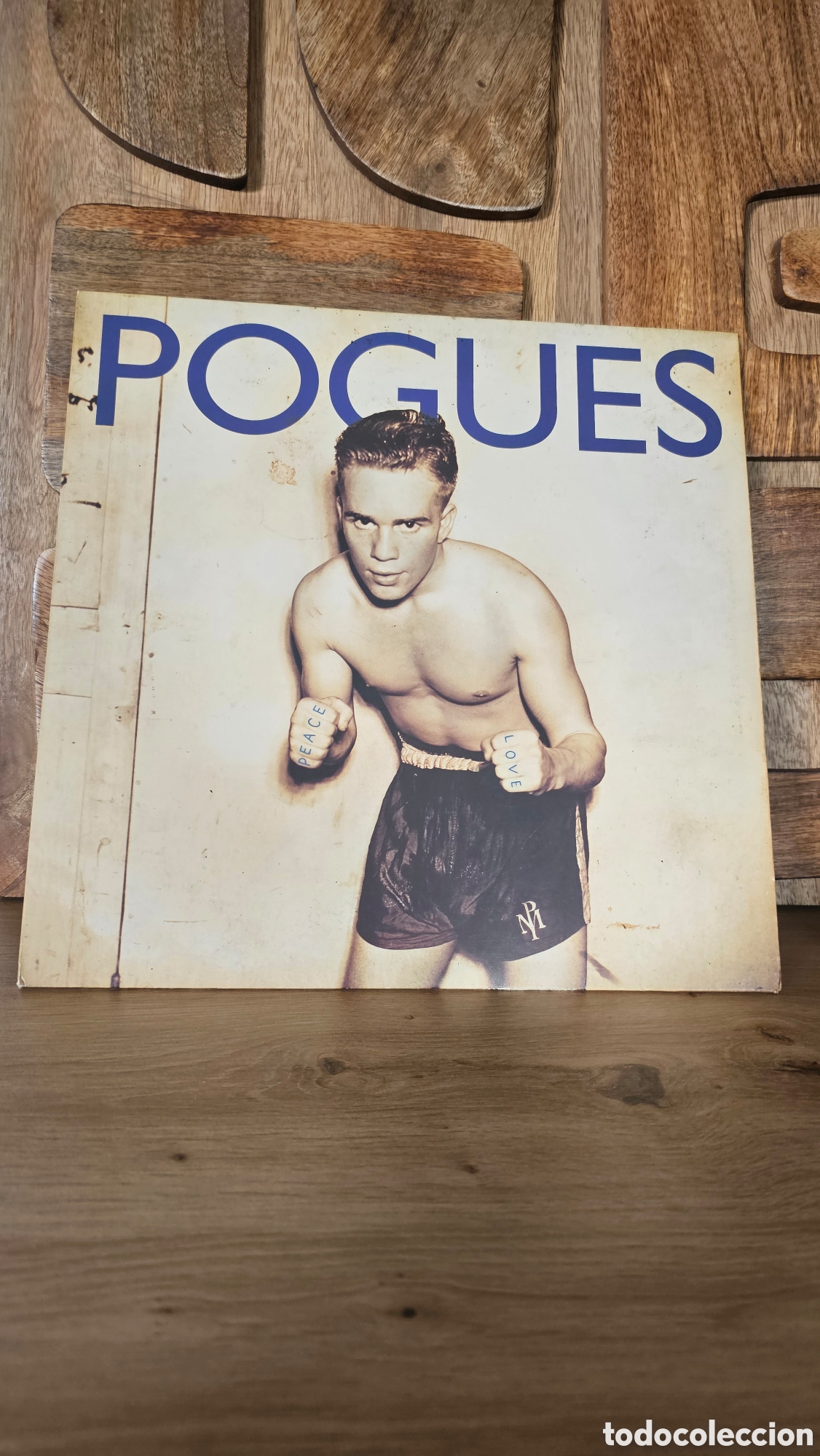 Discos de vinilo: Disco Lp 1989 &rdquo; POGUES&rdquo; PEACE LOVE&rdquo; - Foto 2