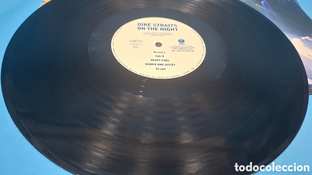 Discos de vinilo: DIRE STRAITS ON THE NIGHT, 1993 . DOBLE LP - Foto 9