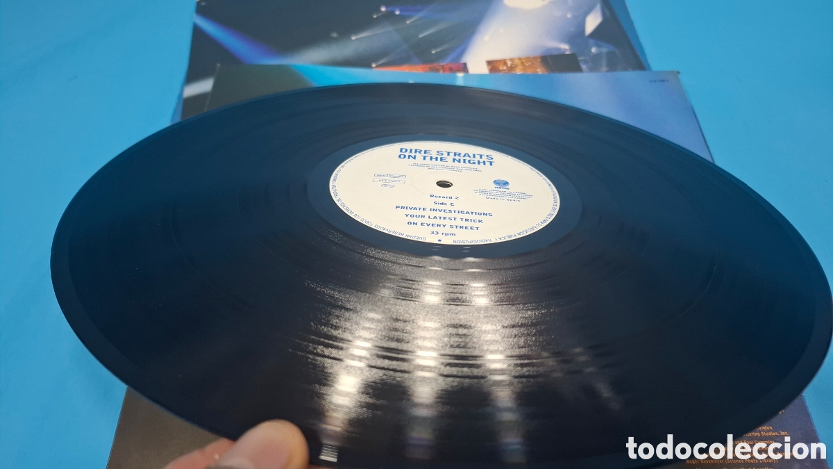 Discos de vinilo: DIRE STRAITS ON THE NIGHT, 1993 . DOBLE LP - Foto 13