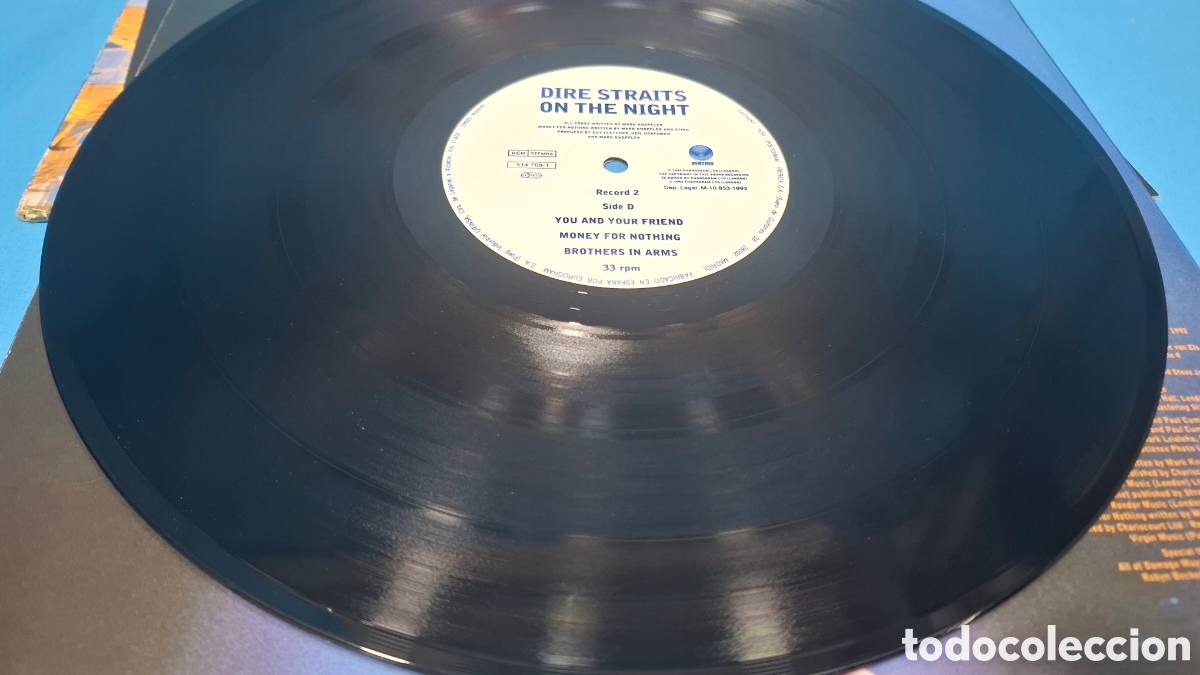 Discos de vinilo: DIRE STRAITS ON THE NIGHT, 1993 . DOBLE LP - Foto 15