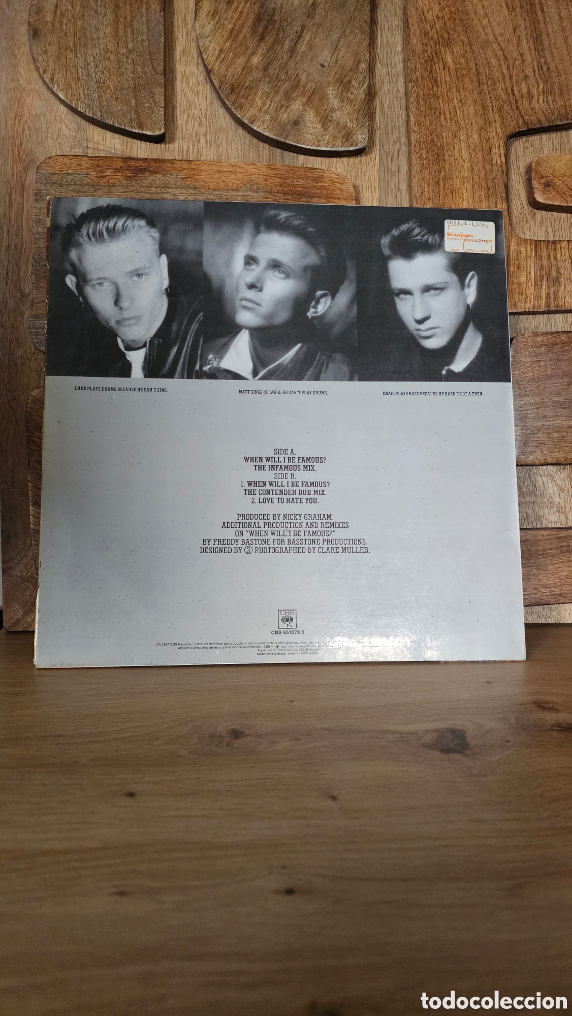 Discos de vinilo: 4 Lps Pop a&ntilde;os 80 vinilos - Foto 11