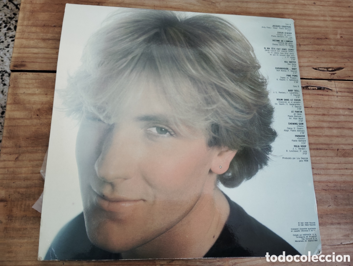 Discos de vinilo: PLASTIC BERTRAND - BABY DOLL , 1981 ESPA&Ntilde;A. - Foto 2