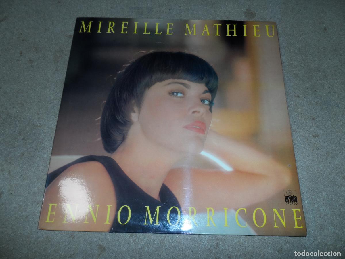 Discos de vinilo: MIREILLE MATHIEU - ENNIO MORRICONE (SPAIN 1975) - Foto 1