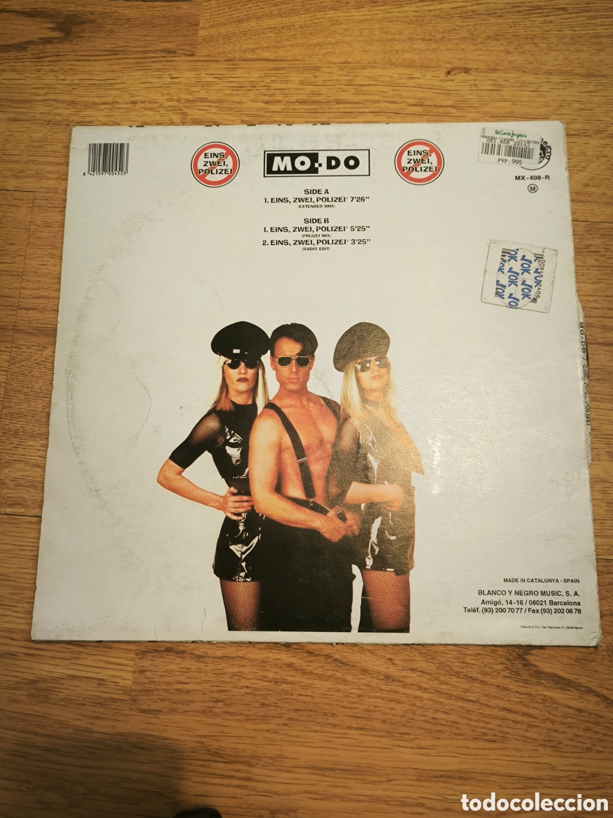Discos de vinilo: VINILO MO DO EINS,ZWEI,POLIZEI - Foto 2