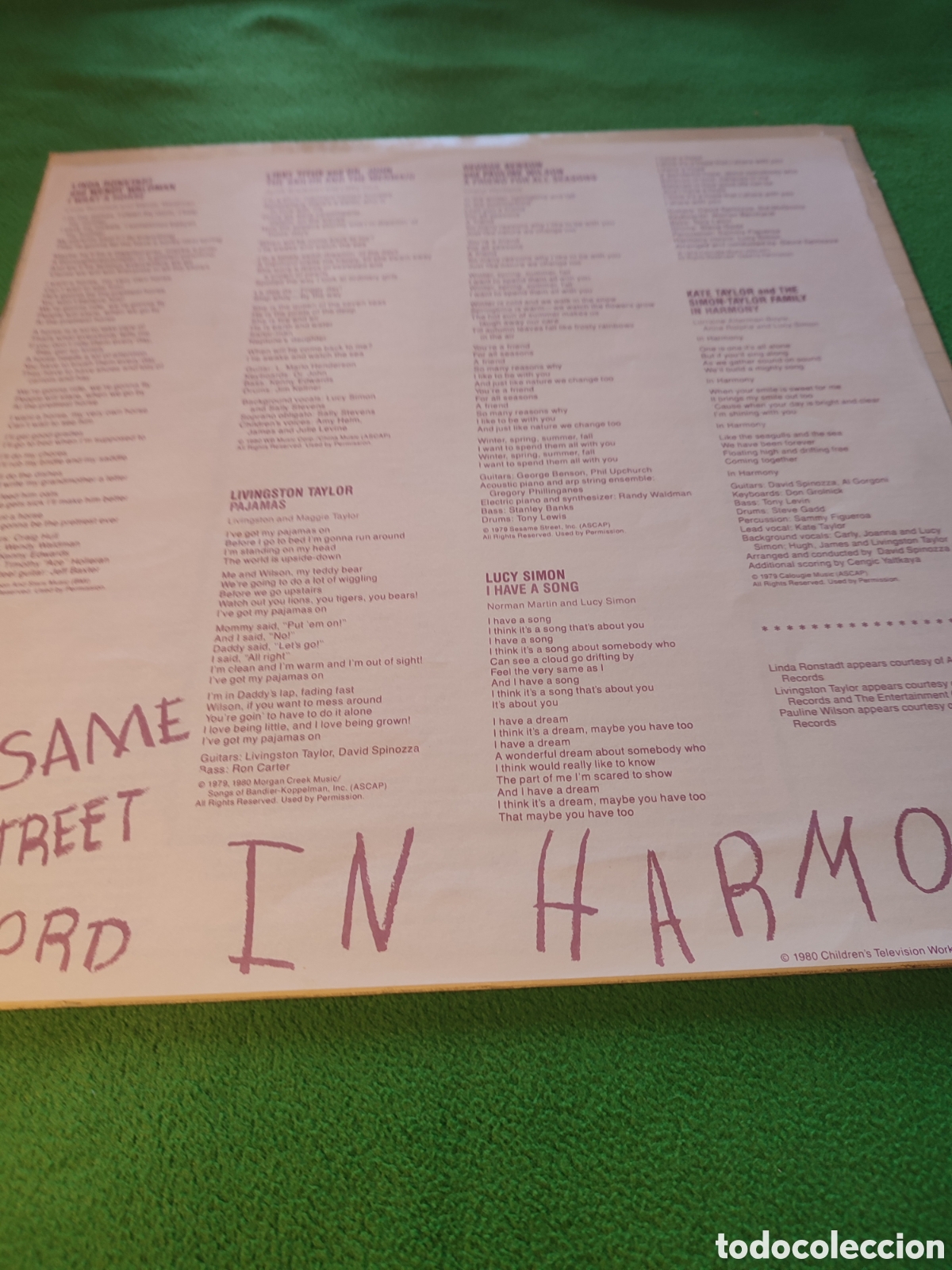 Discos de vinilo: In Hermony a Sesame Street - Varios - Foto 2