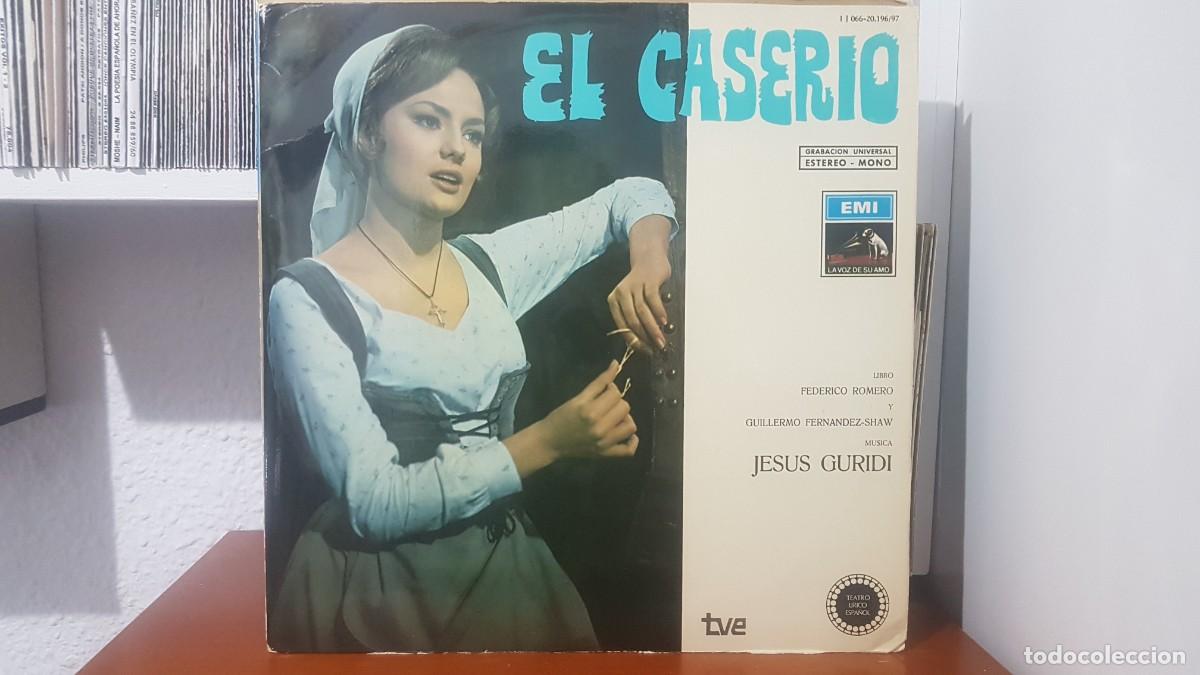 Discos de vinilo: D) Zarzuela &rdquo;El Caser&iacute;o&rdquo; Grabaci&oacute;n para TVE - 2 Lp a&ntilde;o 1969 - portada doble - LEER DESCRIPCION