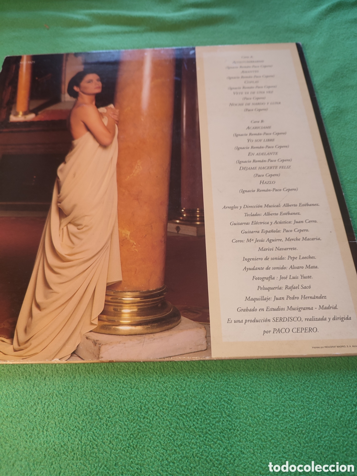 Discos de vinilo: Mar&iacute;a Vidal - Amar so&ntilde;ando 1993 - Foto 2