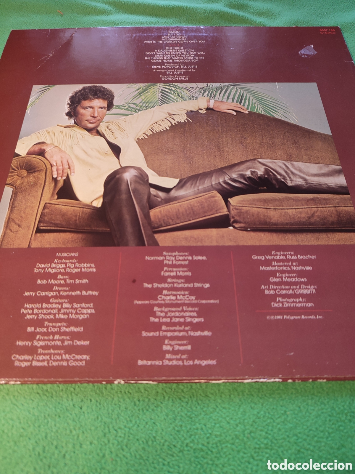 Discos de vinilo: Tom Jones - Darlin edici&oacute;n holandesa - Foto 2