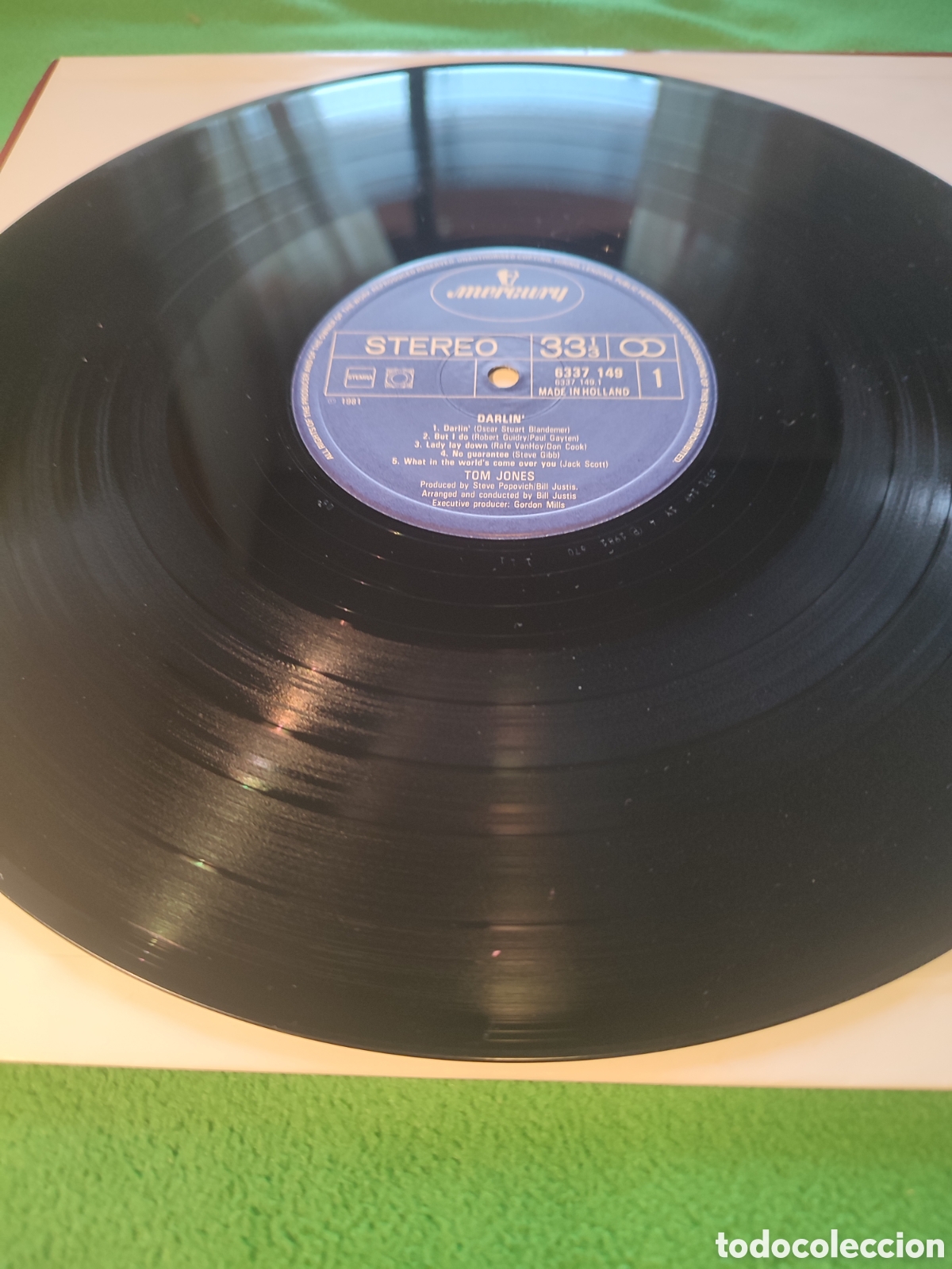 Discos de vinilo: Tom Jones - Darlin edici&oacute;n holandesa - Foto 3