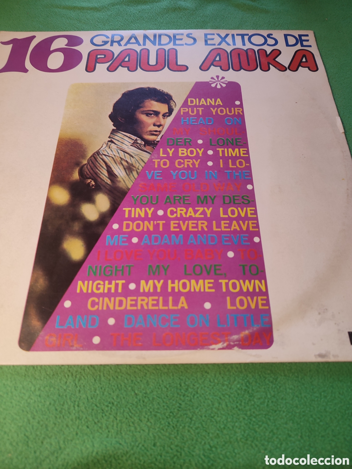 Discos de vinilo: Paul Anka - 16 grandes &eacute;xitos de.. - Foto 1