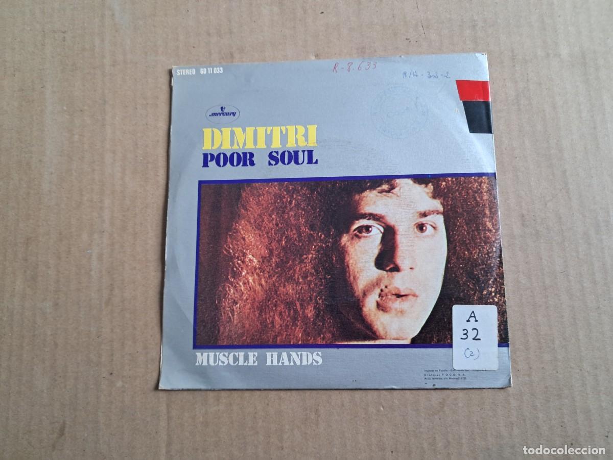 Discos de vinilo: DIMITRI - POOR SOUL SINGLE 1972 EDICION ESPA&Ntilde;OLA - Foto 3