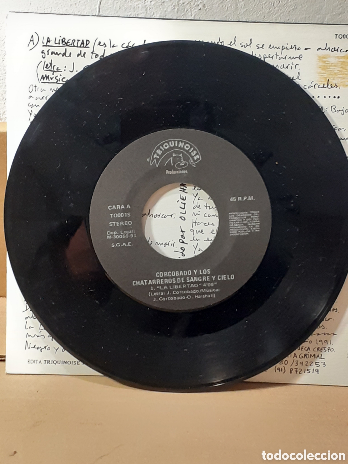 Discos de vinilo: Corcobado. La libertad. Buen horror. - Foto 3