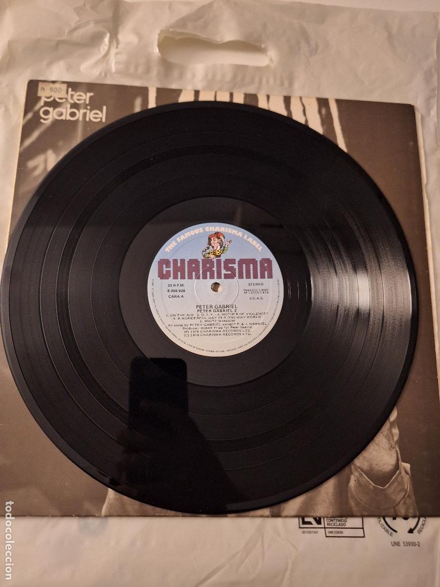 Discos de vinilo: Peter Gabriel &lrm;&ndash; Peter Gabriel II reedicion espa&ntilde;ola lp - Foto 3