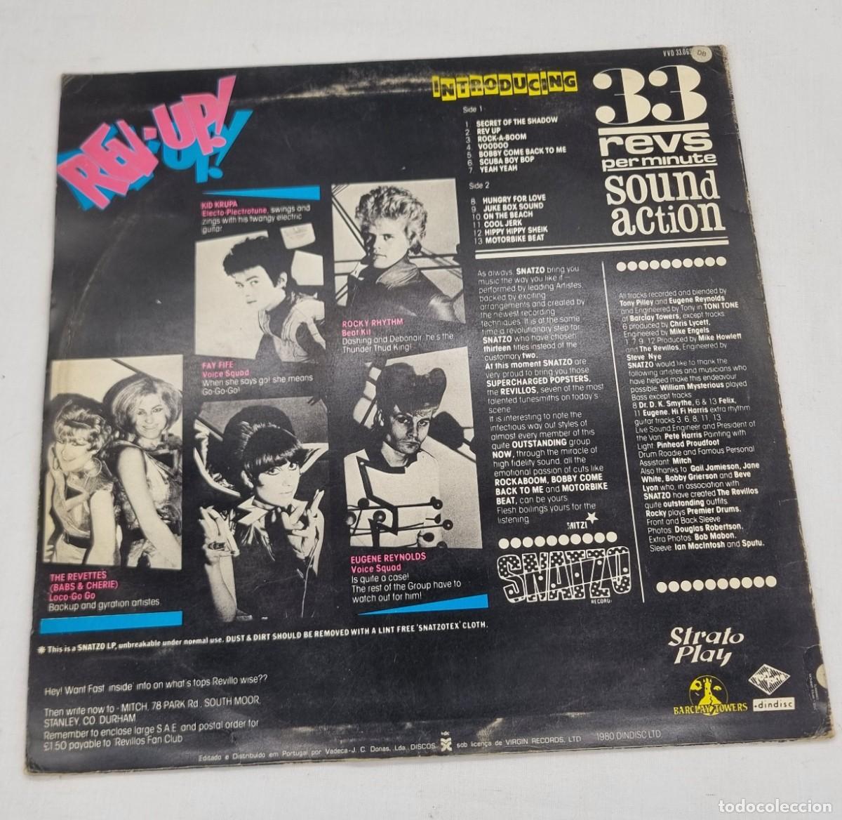 Discos de vinilo: LP Vinilo The revillos, Rev Up. - Foto 2