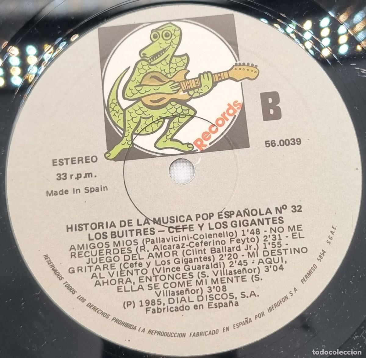 Discos de vinilo: LP Vinilo Cefe y los gigantes, Los Buitres - Foto 6