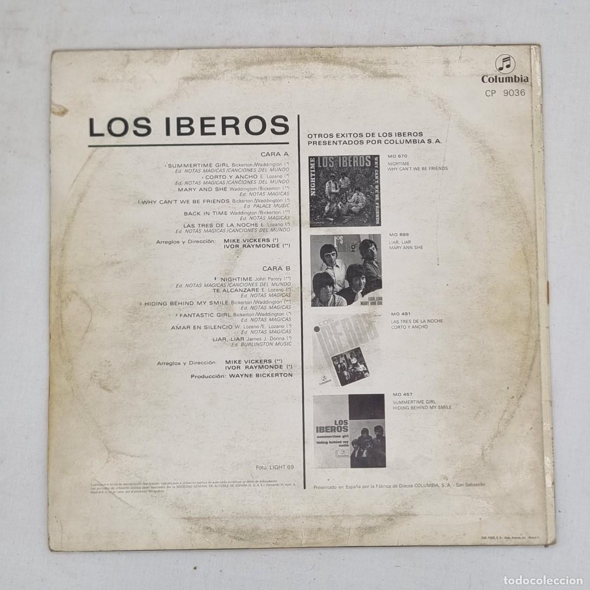 Discos de vinilo: LP Vinilo Los Iberos, Los Iberos, 1969 - Foto 2