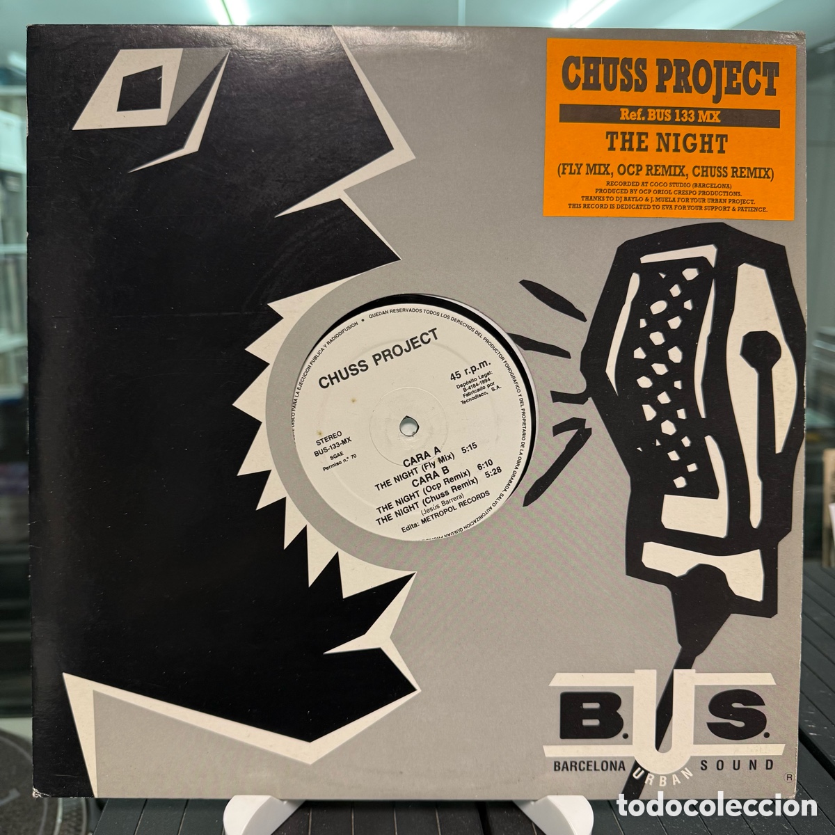 Discos de vinilo: Chuss Project - The Night (Max) - Foto 1