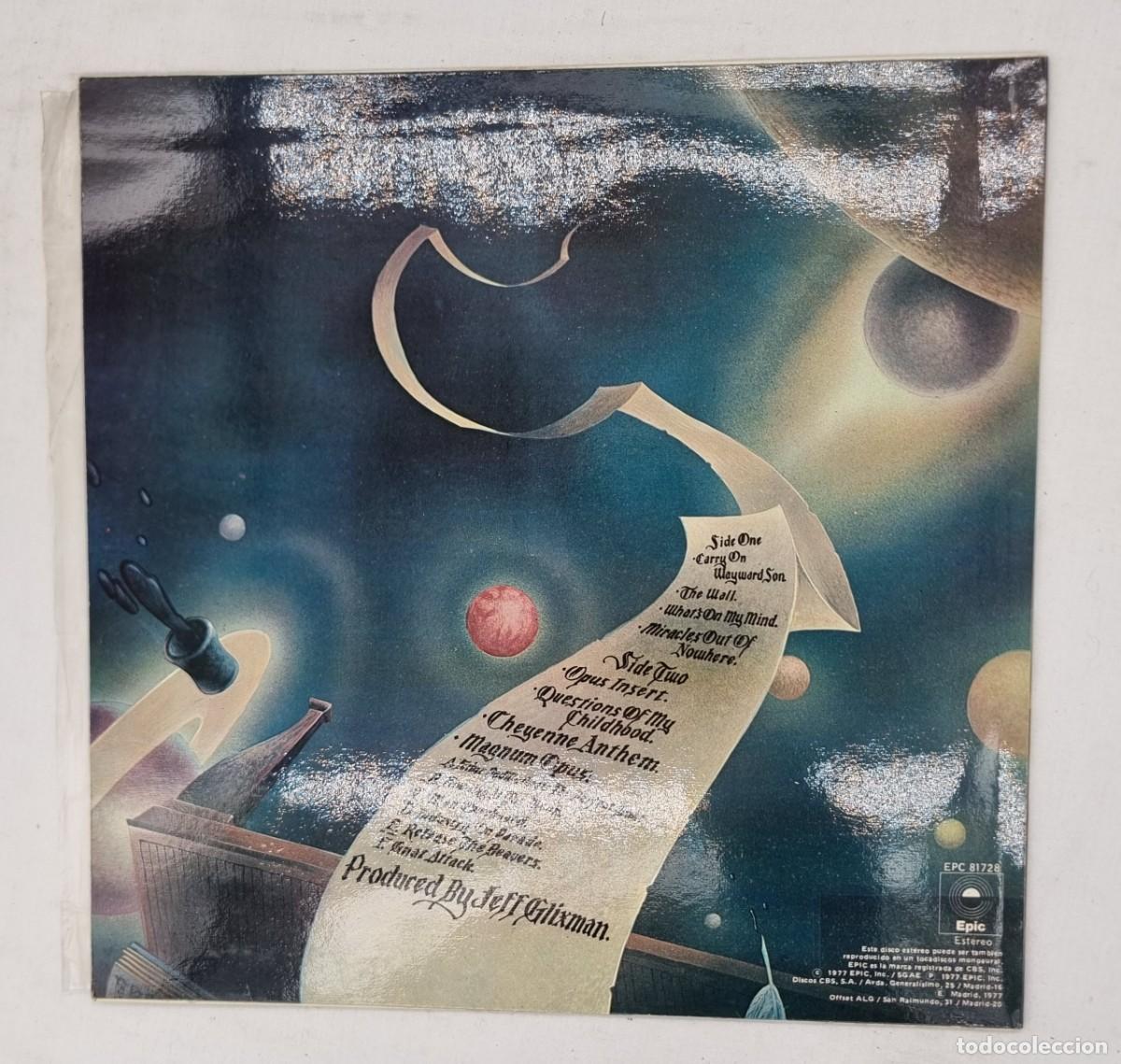 Discos de vinilo: LP Vinilo Kansas, Leftoverture - Foto 2