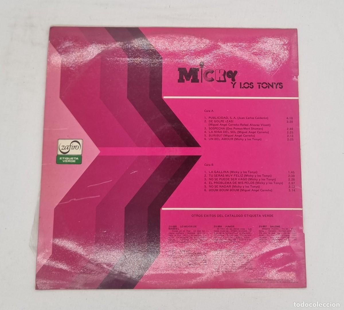 Discos de vinilo: LP Vinilo Micky y Los Tonys - Foto 2