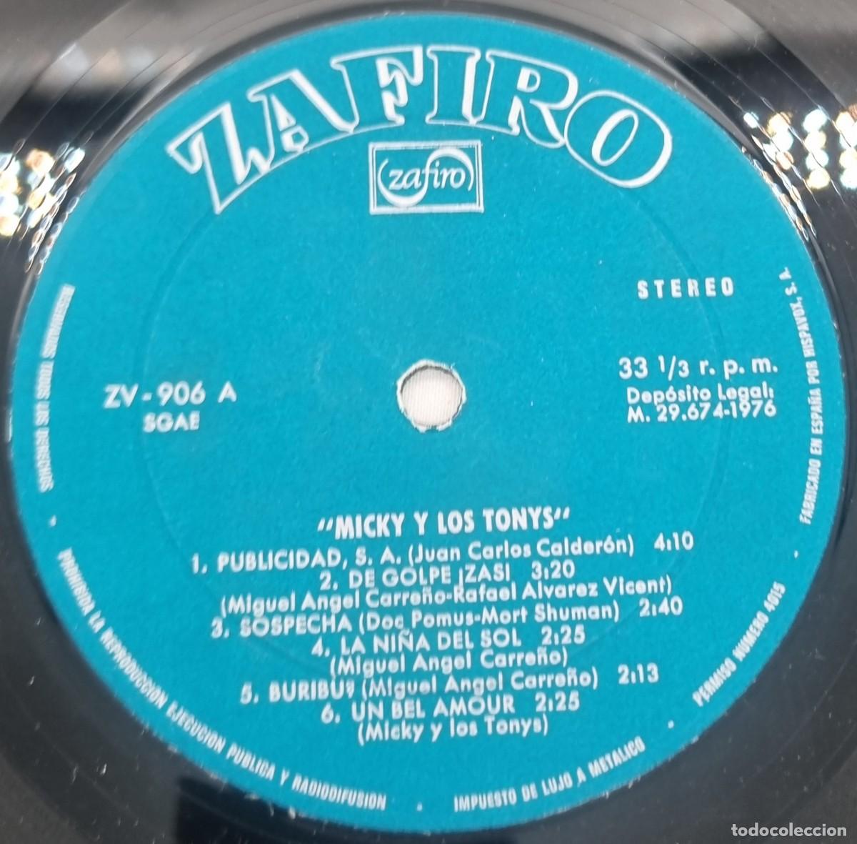 Discos de vinilo: LP Vinilo Micky y Los Tonys - Foto 6
