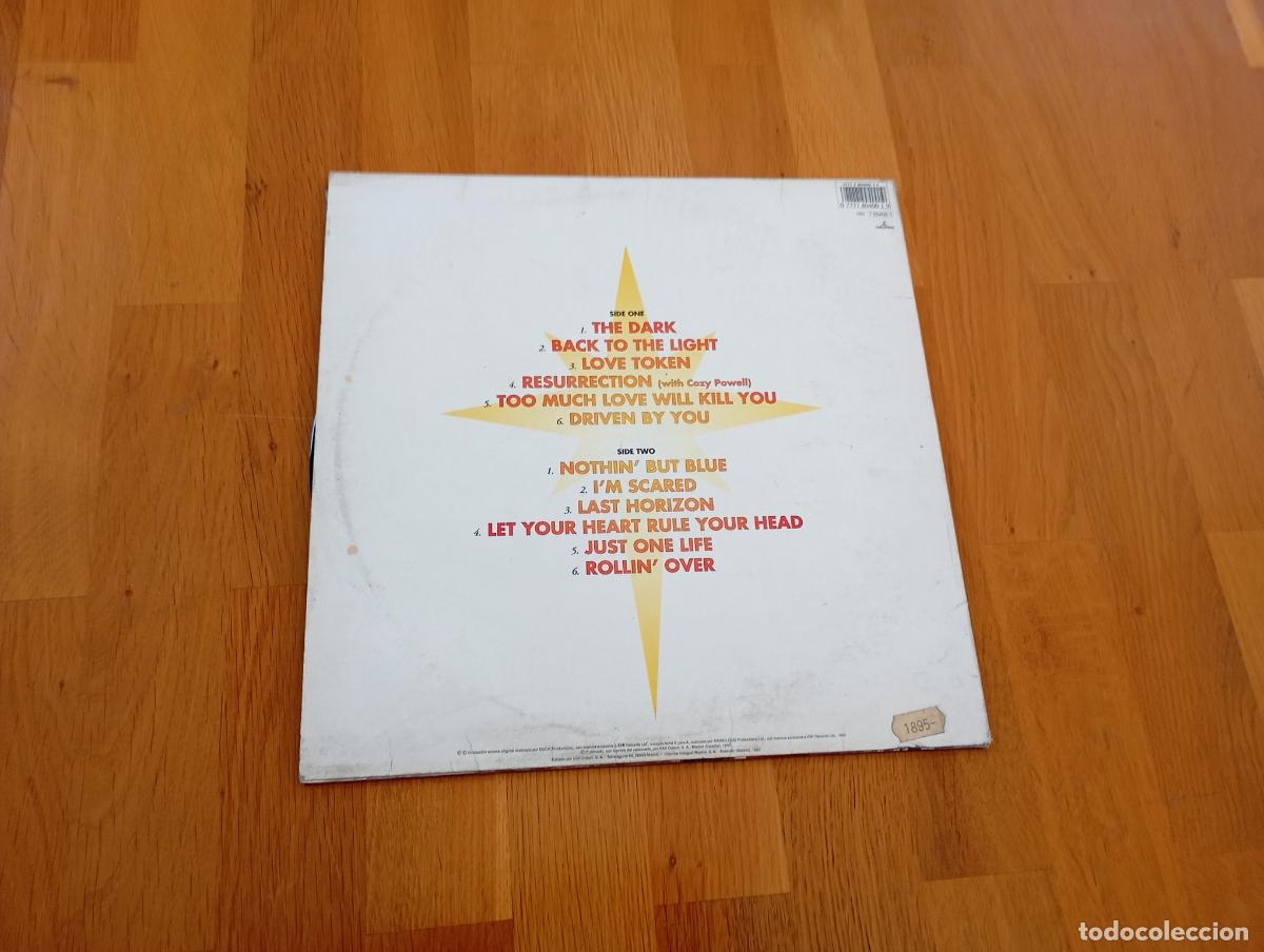 Discos de vinilo: Brian May-back to the light.lp espa&ntilde;a - Foto 2