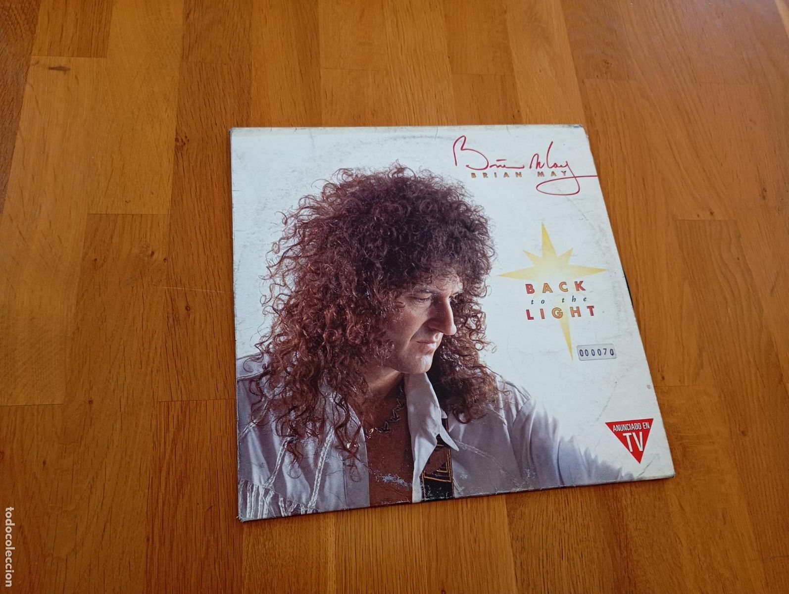 Discos de vinilo: Brian May-back to the light.lp espa&ntilde;a - Foto 1