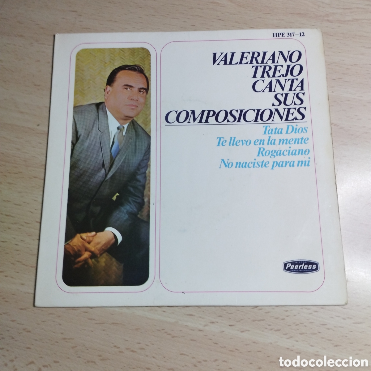 Discos de vinilo: EP. 7&rdquo;. Valeriano Trejo. 1966. Tata Dios + 3. - Foto 1