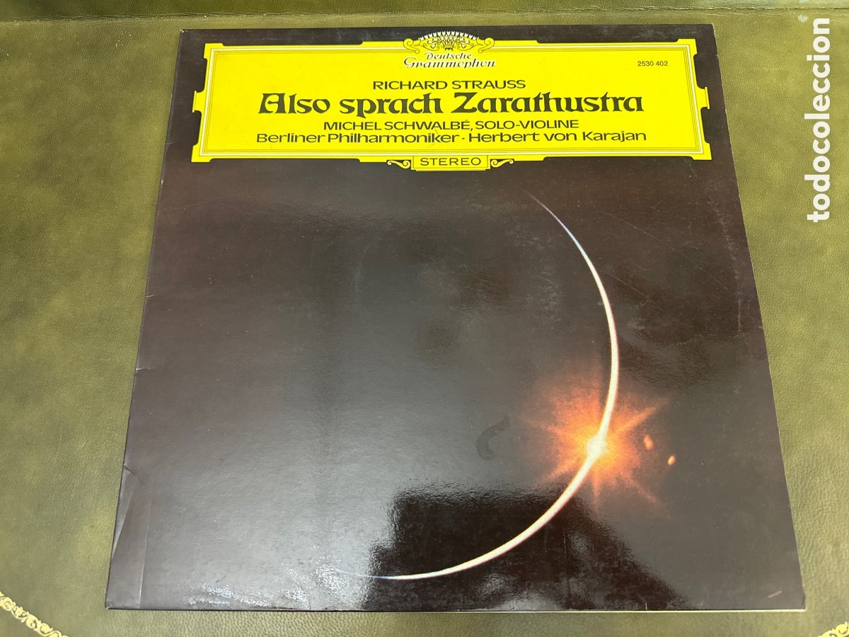 Discos de vinilo: RICHARD STRAUSS - ALSO SPRACH ZARATHUSTRA DIR H. VON KARAJAN - Foto 1
