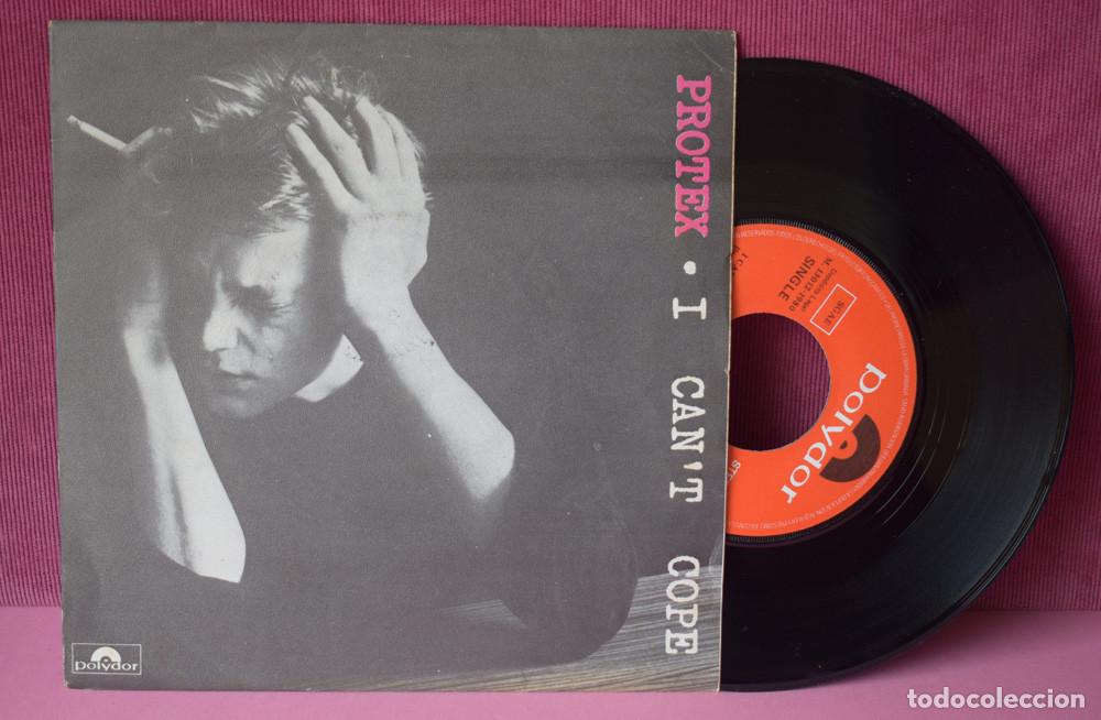 Discos de vinilo: Protex &ndash; I Cant Cope - SINGLE 1980 - AS NEW - Foto 3