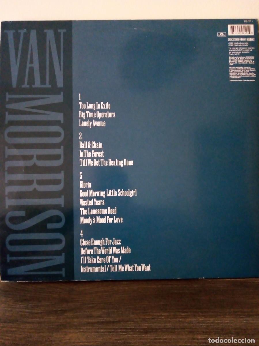 Discos de vinilo: Van Morrison, too long un exile 2L.P. 1993. - Foto 3