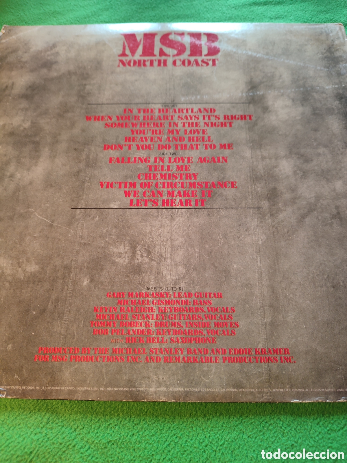 Discos de vinilo: Michael Stanley Band - North coast - Foto 4