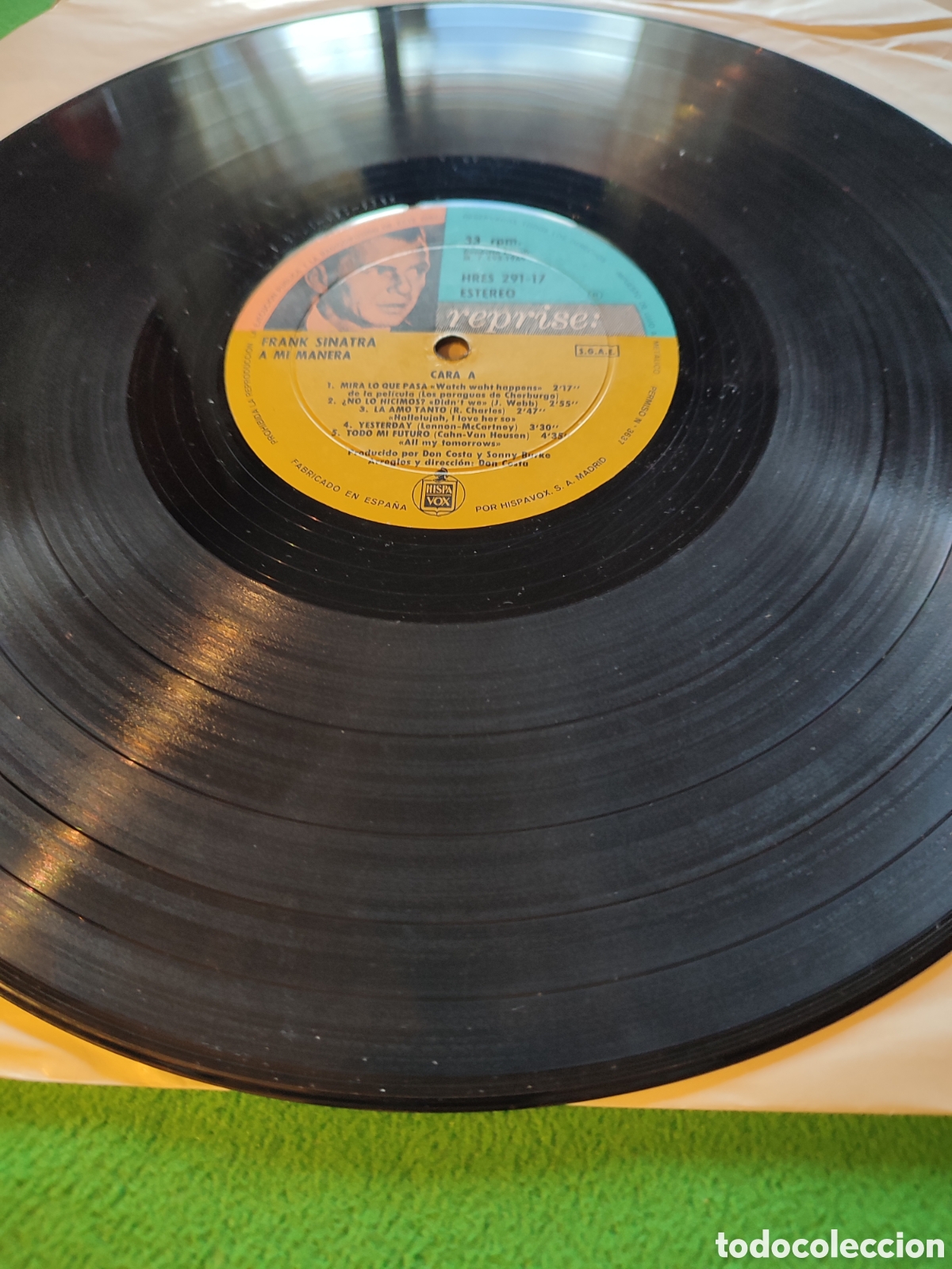 Discos de vinilo: Frank Sinatra - A m&iacute; manera edici&oacute;n 1969 - Foto 3