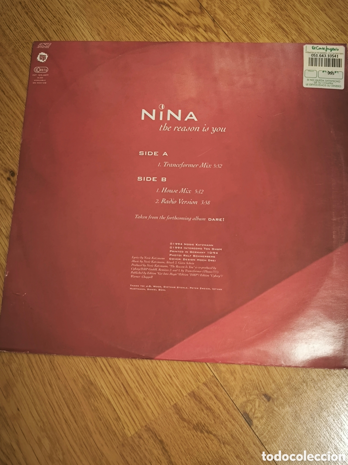 Discos de vinilo: VINILO NINA THE REASON IS YOU - Foto 2